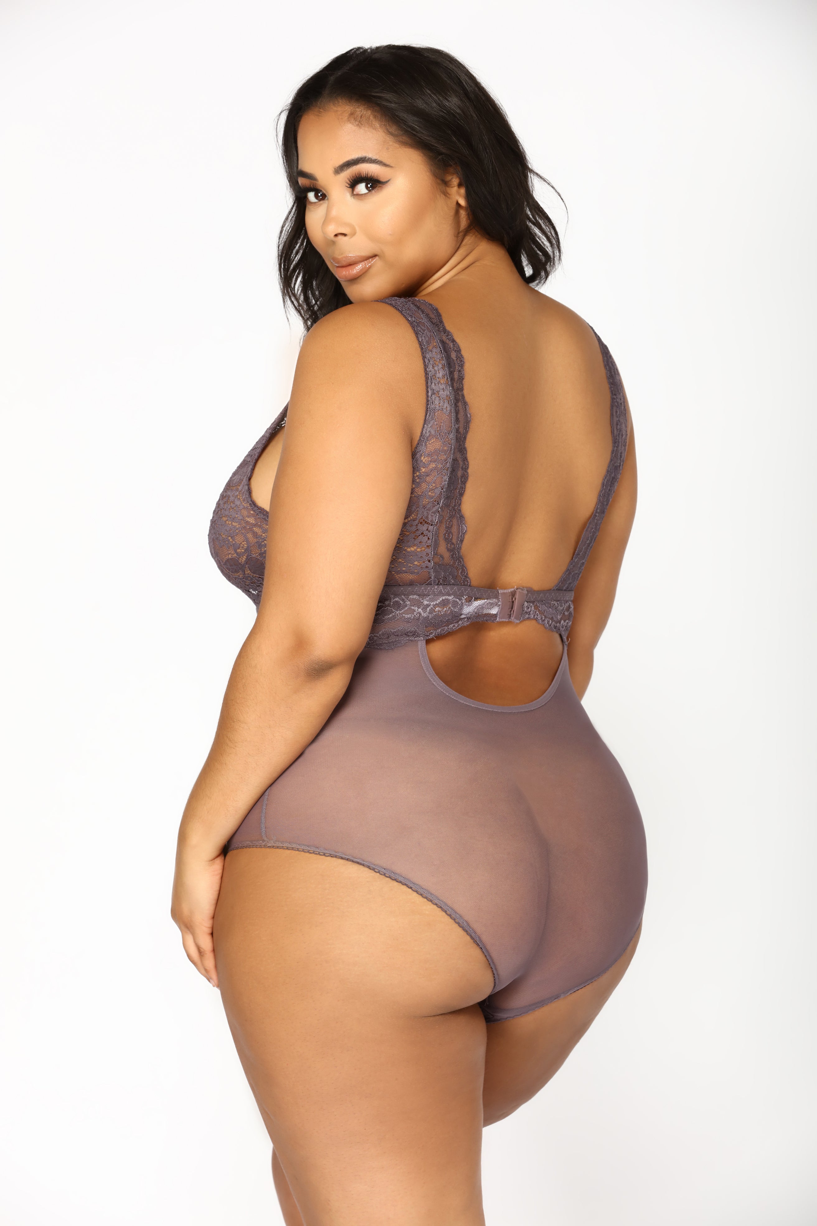 plus lingerie fashion nova