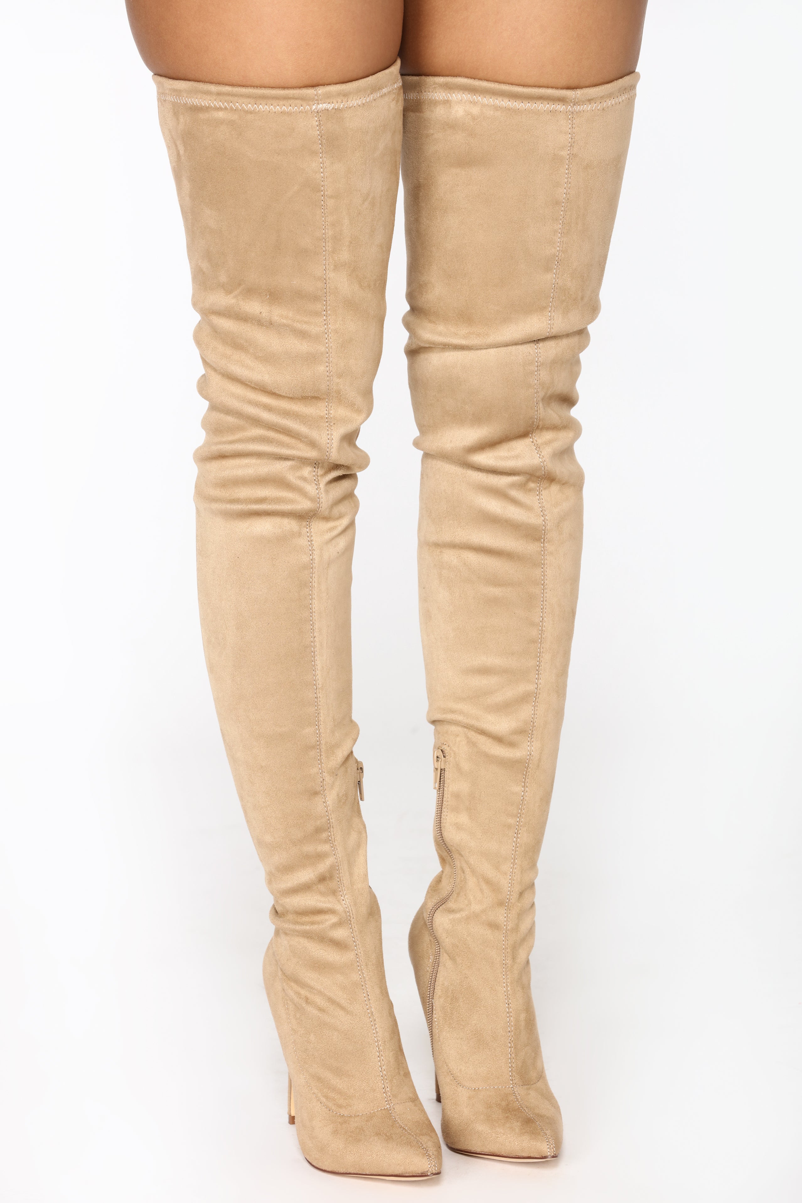 fashion nova high knee boots