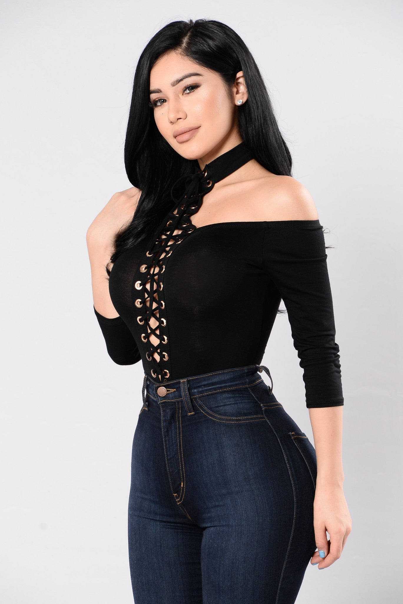 Outta My Way Bodysuit - Black