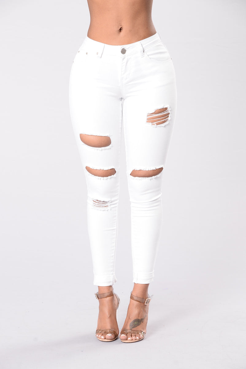 Lifestyle Jeans - White | Fashion Nova, Jeans | Fashion Nova
