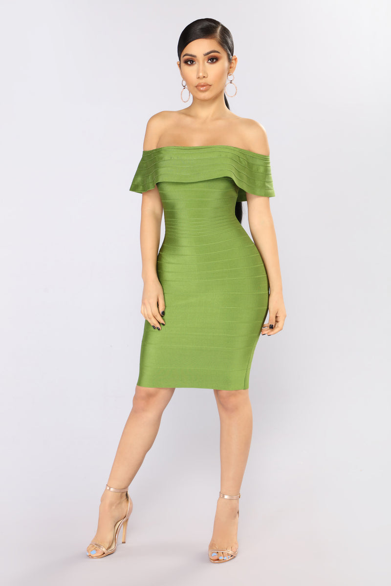 Unforgettable Bandage Dress - Olive | Fashion Nova, Dresses | Fashion Nova
