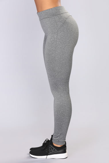 Bounce It Booty Shaping Active Leggings - Charcoal – Fashion Nova