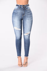 Get Me Body Jeans - Medium Blue