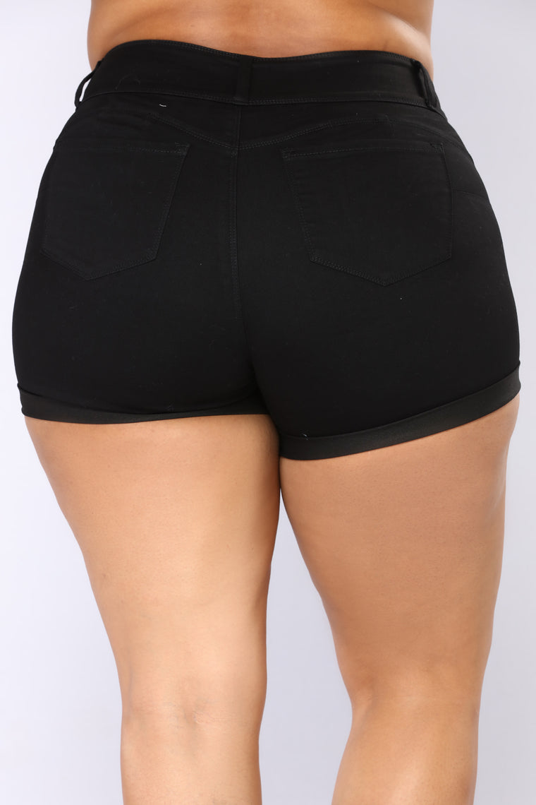 Valeria Booty Lifting Shorts - Black