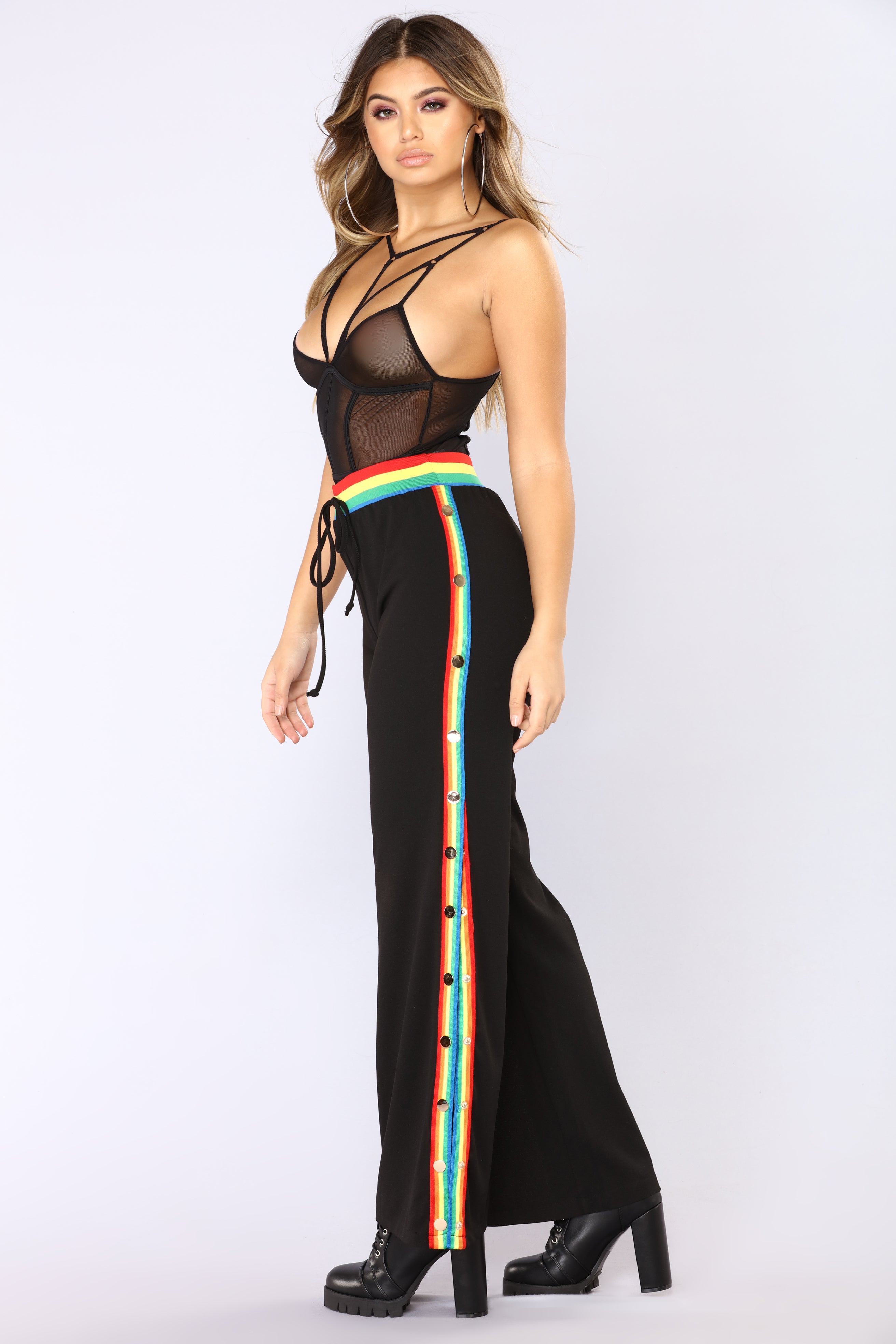 rainbow dress fashion nova