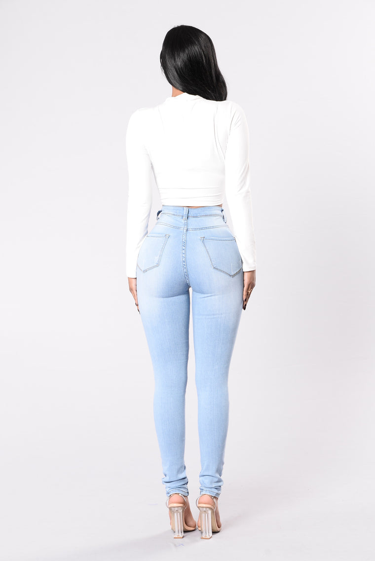 Let's Get It On Jeans - Light - Skinny Jeans - Fashion Nova