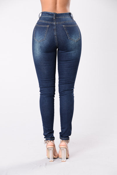 Lock In Your Love Jeans - Dark Blue