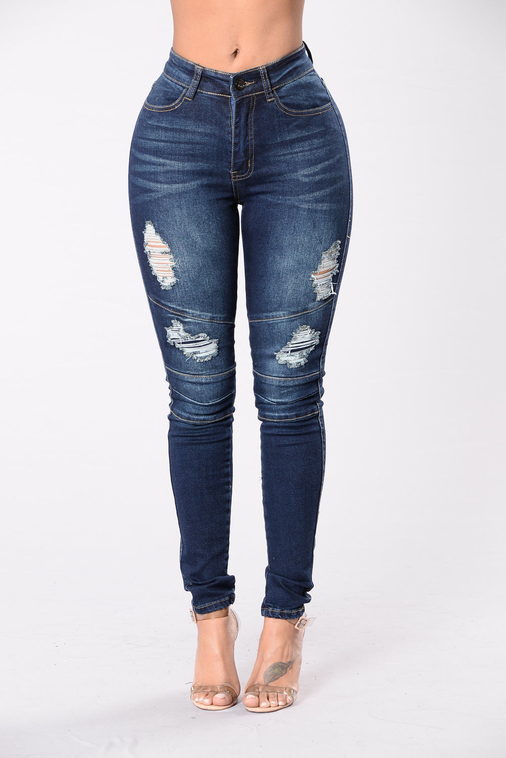 Lock In Your Love Jeans - Dark Blue