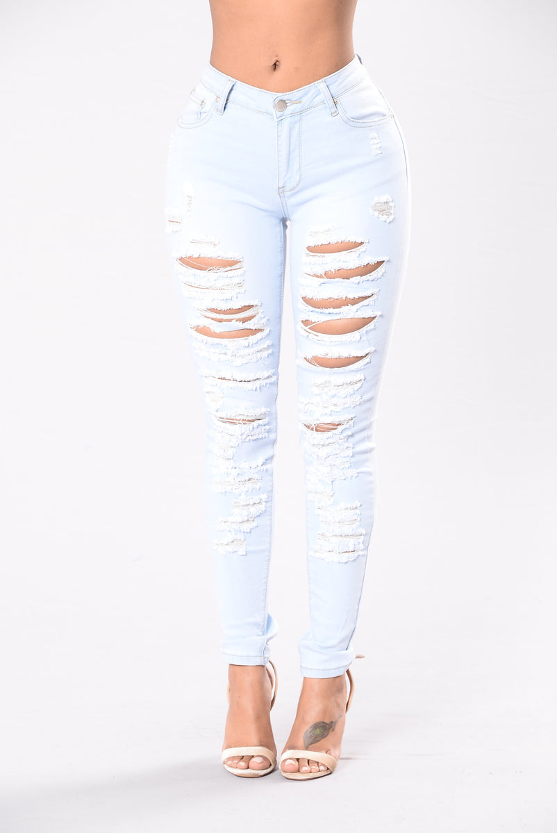 Face The Facts Jeans - Light Blue | Fashion Nova, Jeans | Fashion Nova