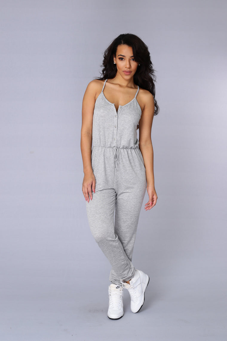 fashion nova grey jumpsuit