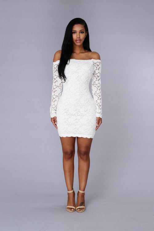 After shoulder dress the white bodycon off uk shoulder