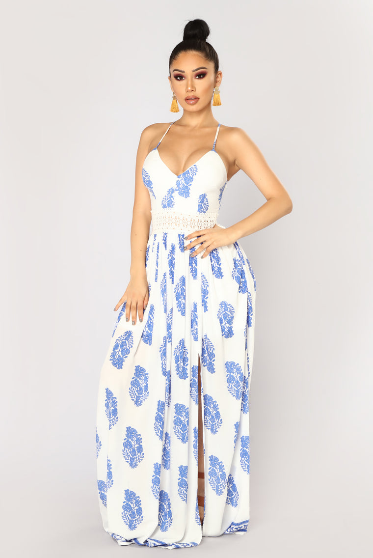 fashion nova navy dress