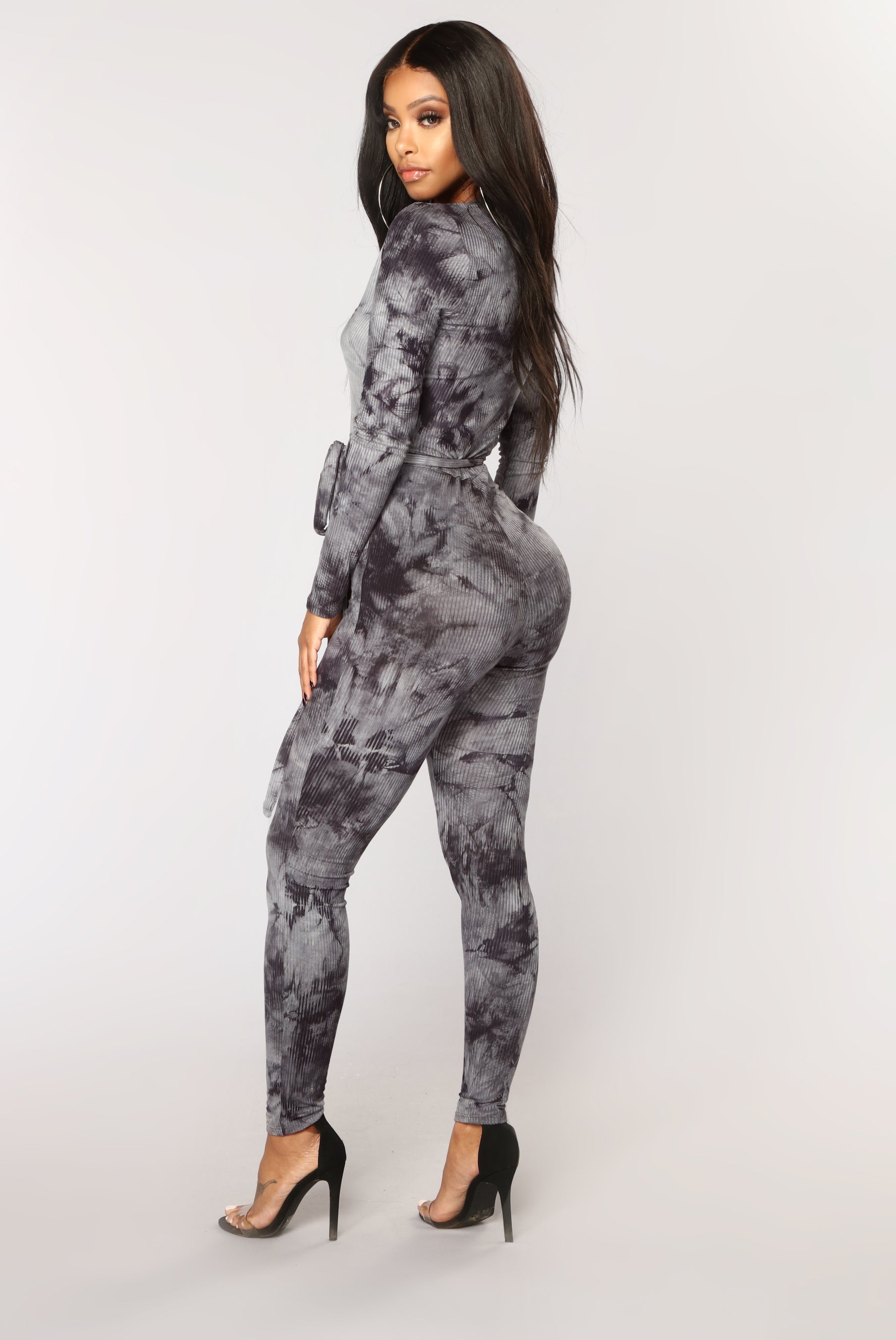 tie dye jumpsuit fashion nova