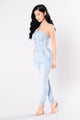 light blue jumpsuit fashion nova