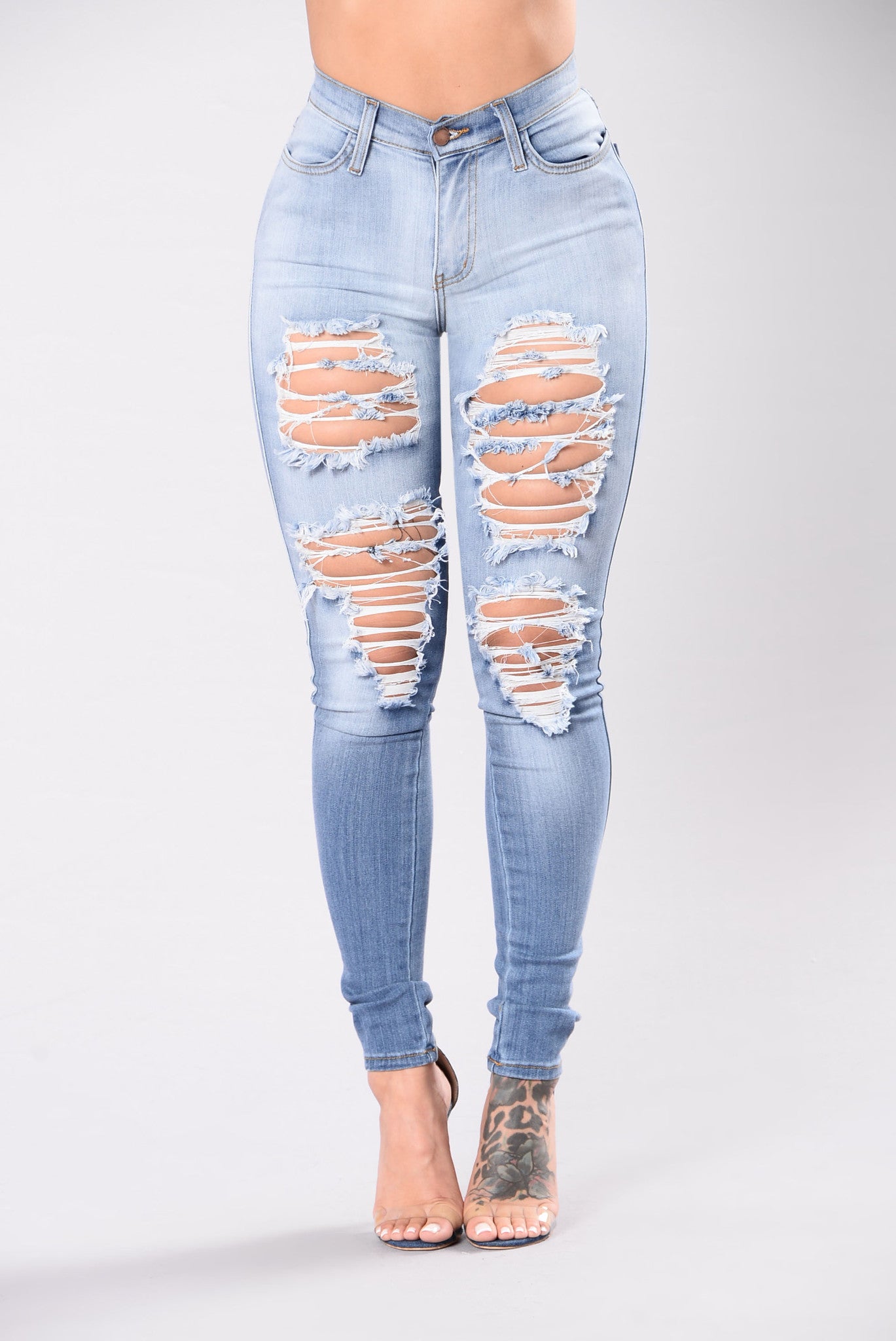 Casual Girl Jeans - Light Wash