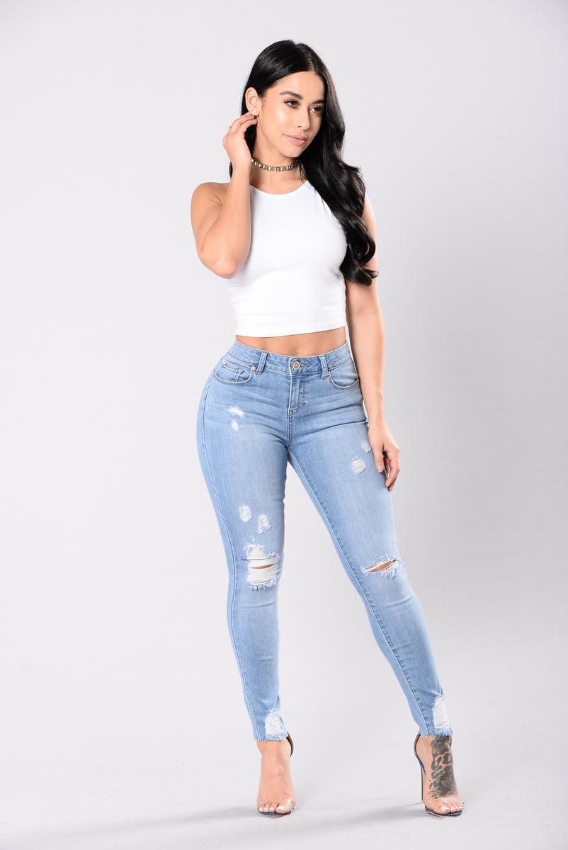 Imma Keep It Coming Jeans - Light Wash | Fashion Nova, Jeans | Fashion Nova