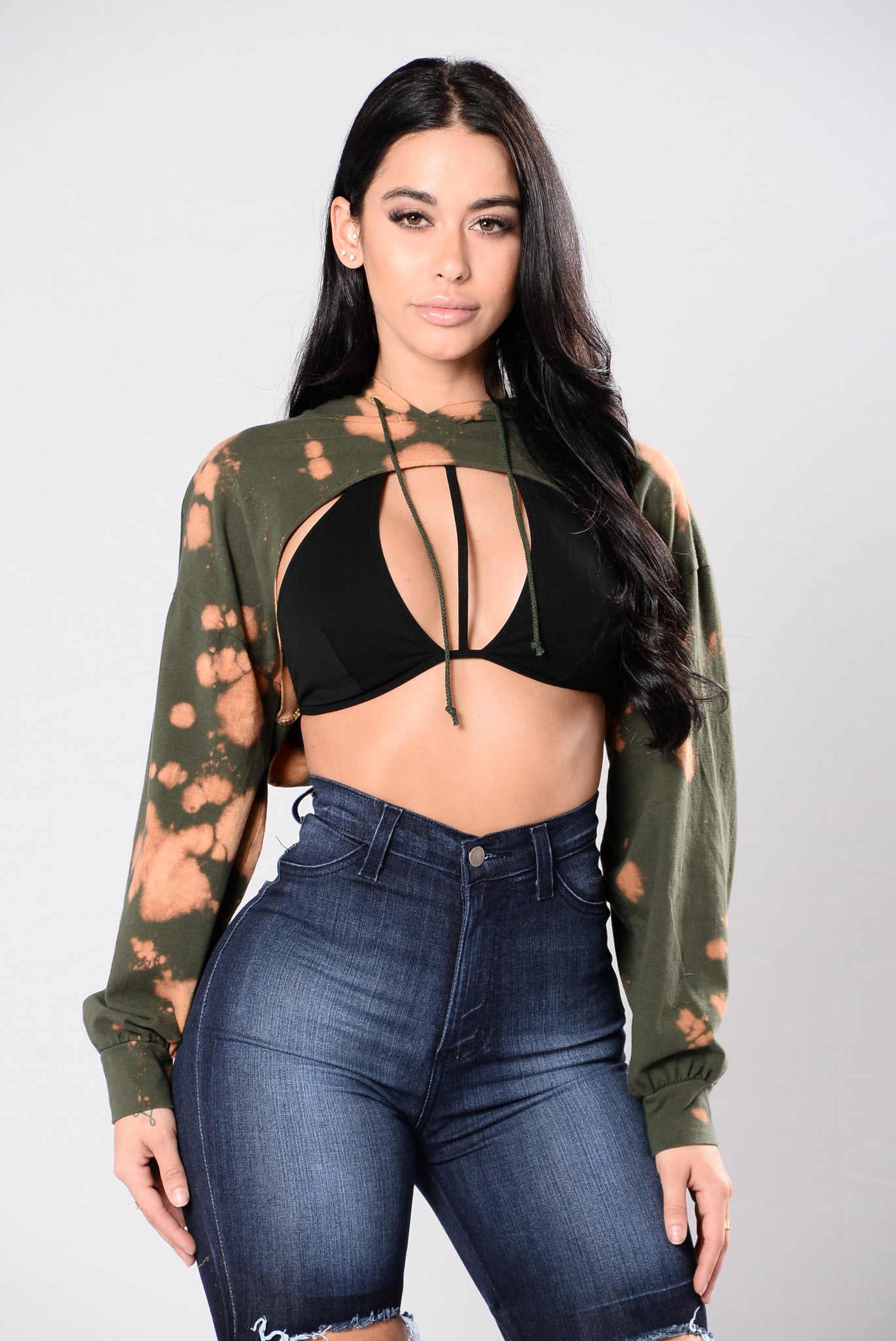 cropped hoodie fashion nova