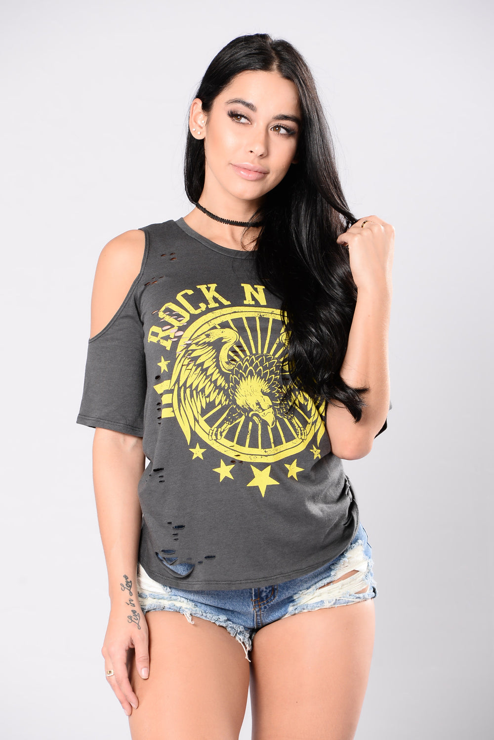 Groupie Love Tee Grey