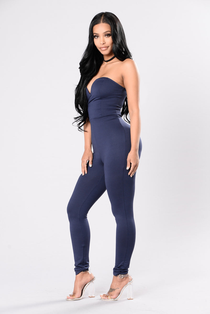 Baby Be Mine Jumpsuit - Navy | Fashion Nova, Jumpsuits | Fashion Nova