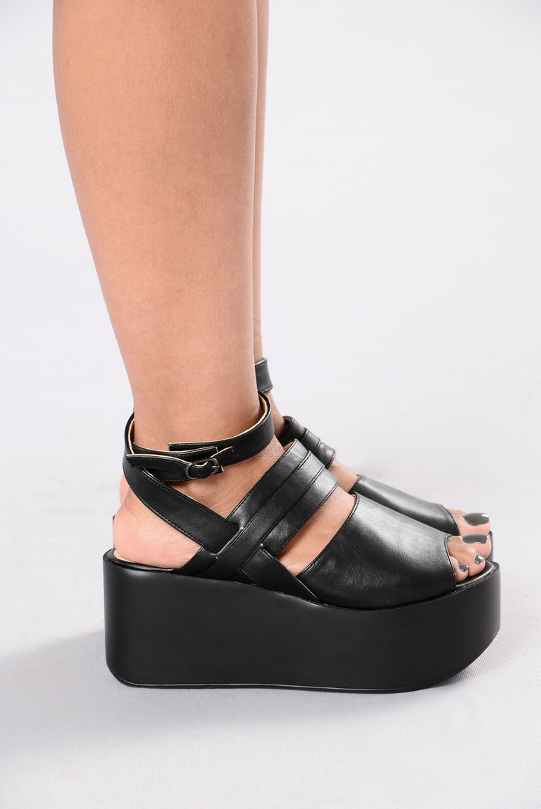 One Of A Kind Sandal - Black - Shoes - Fashion Nova