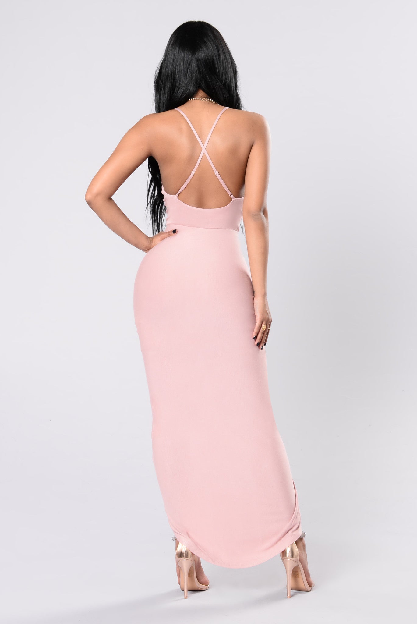 Tell Me How To Love Dress Blush 8819