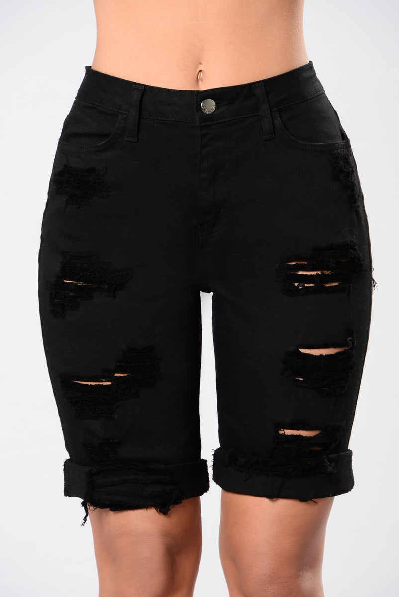 Shipwrecked Bermuda Shorts - Black | Fashion Nova, Jean Shorts ...
