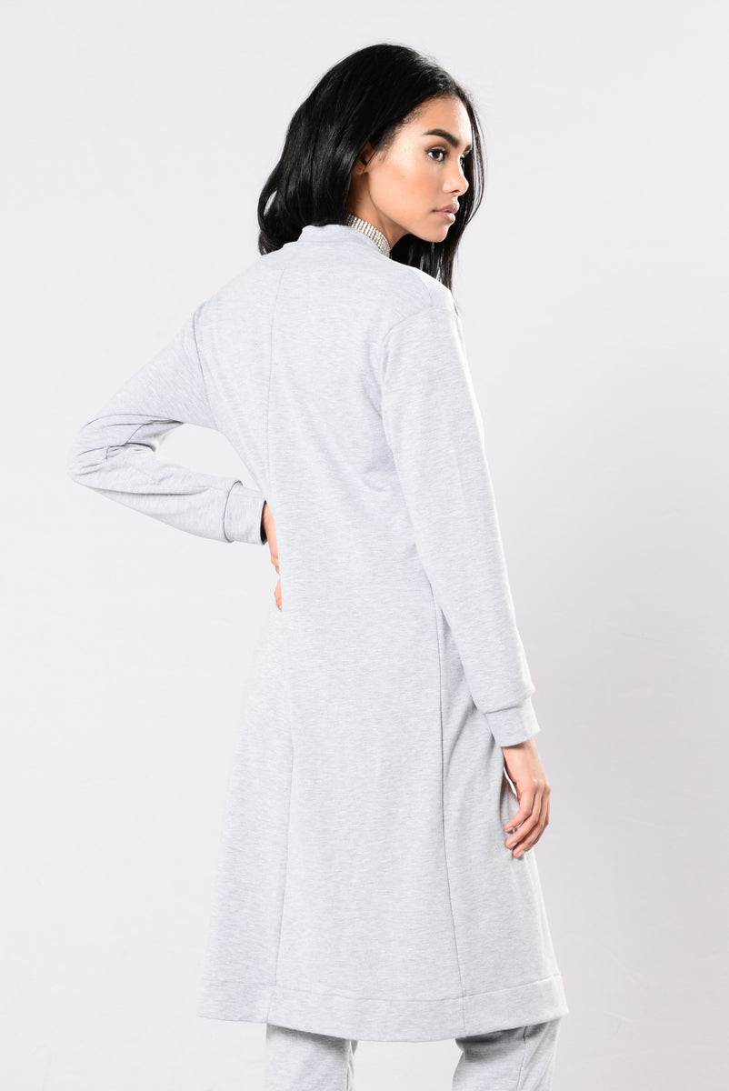 Set For Life Jacket - Grey | Fashion Nova, Knit Tops | Fashion Nova