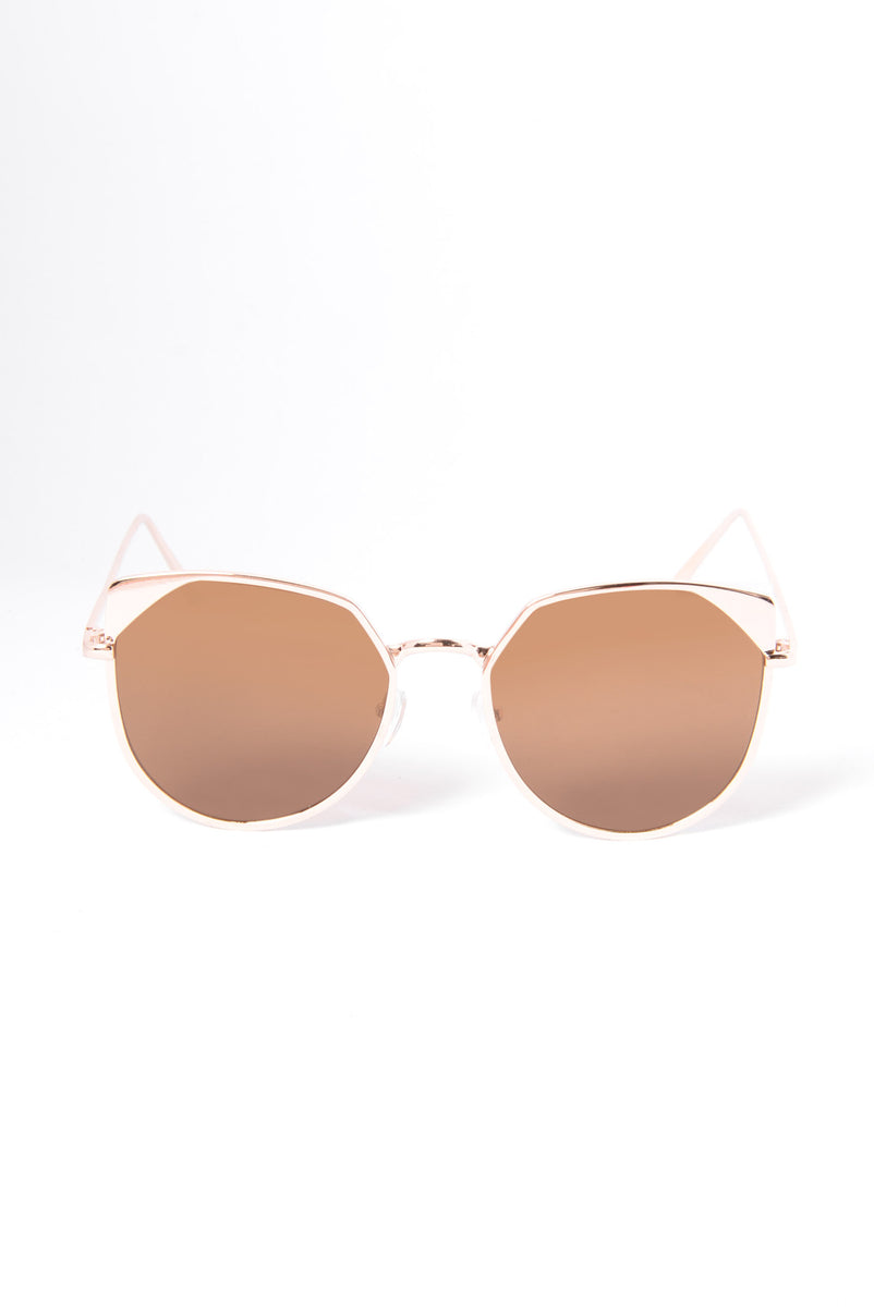 Meads Bay Sunglasses - Gold | Fashion Nova, Sunglasses | Fashion Nova