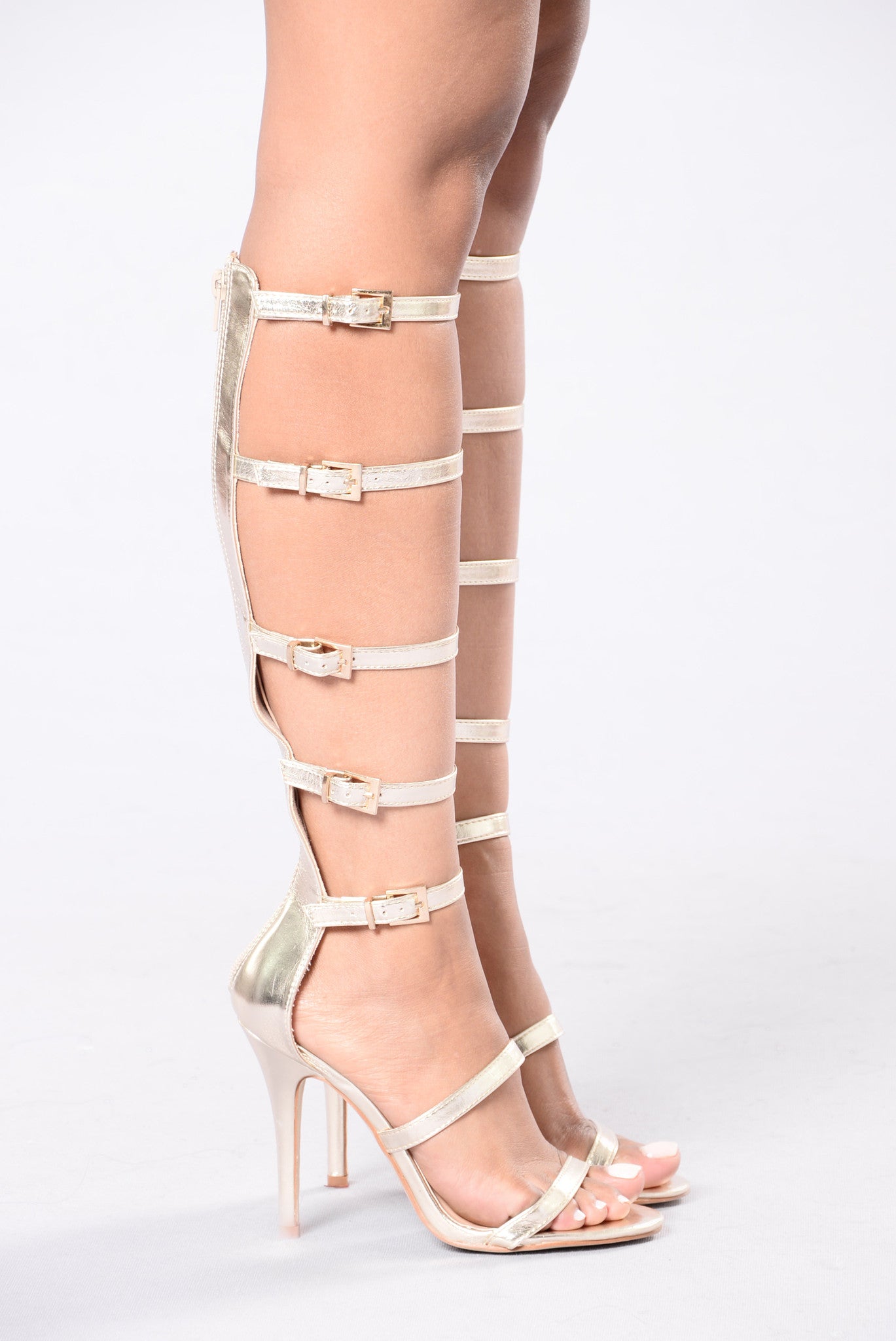 Selina Heel - Gold | Heels by Fashion Nova