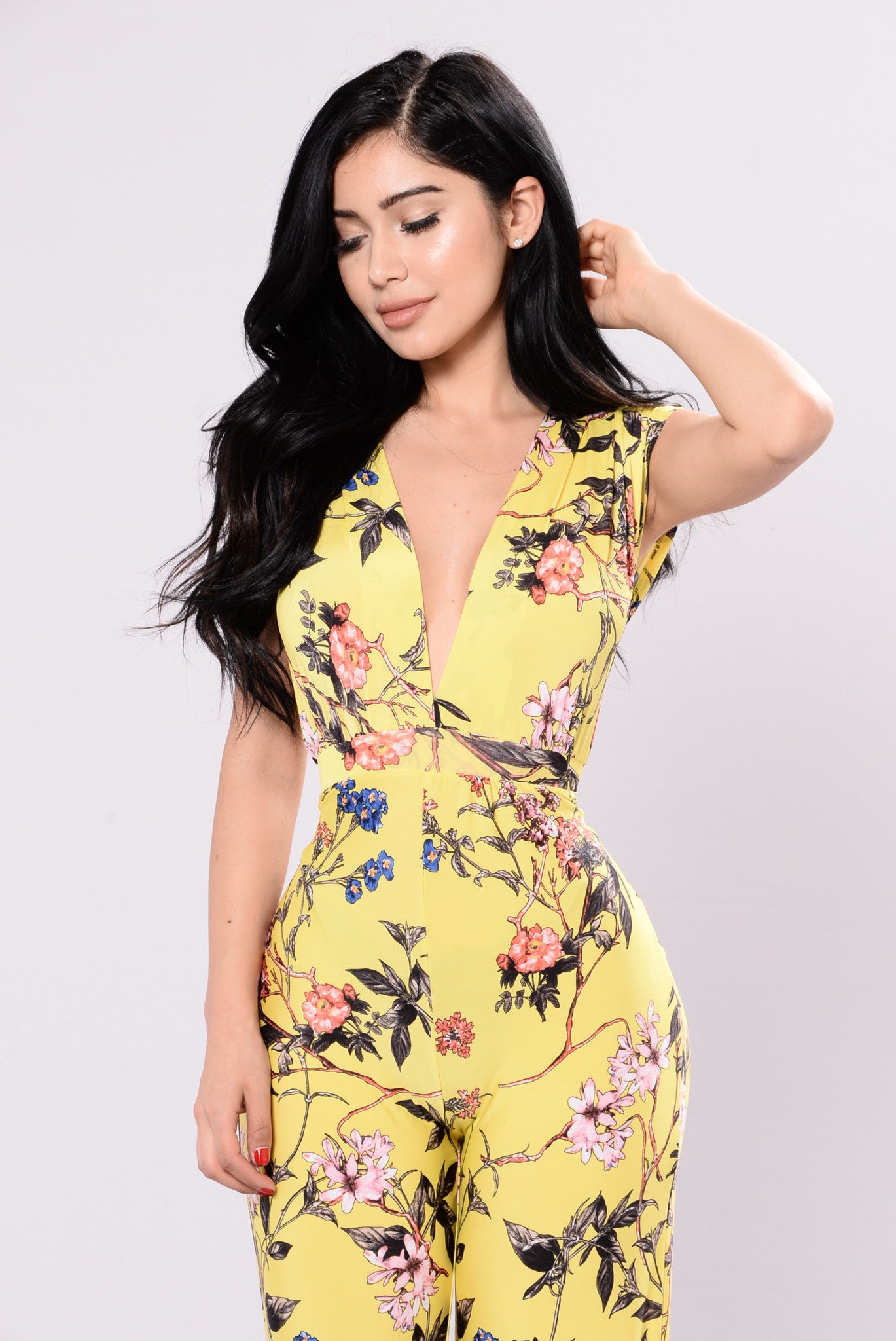 floral jumpsuit fashion nova