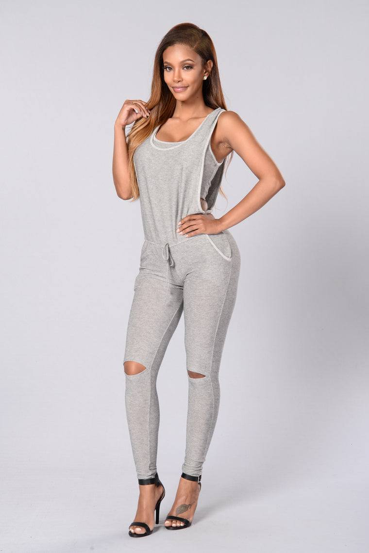 fashion nova grey jumpsuit