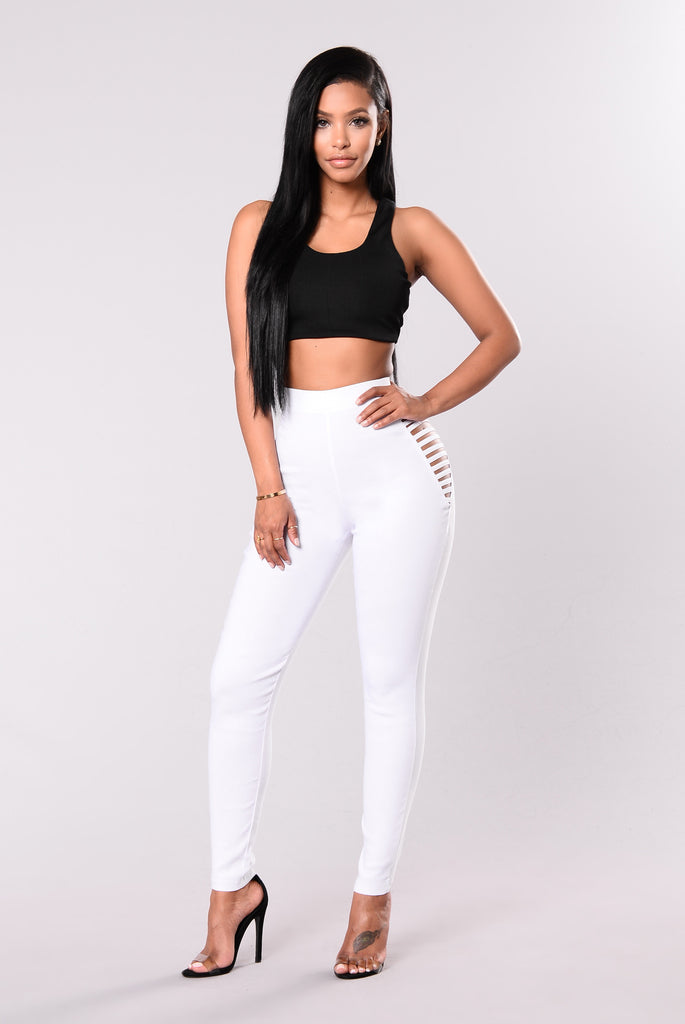 Social Climber Pants - White