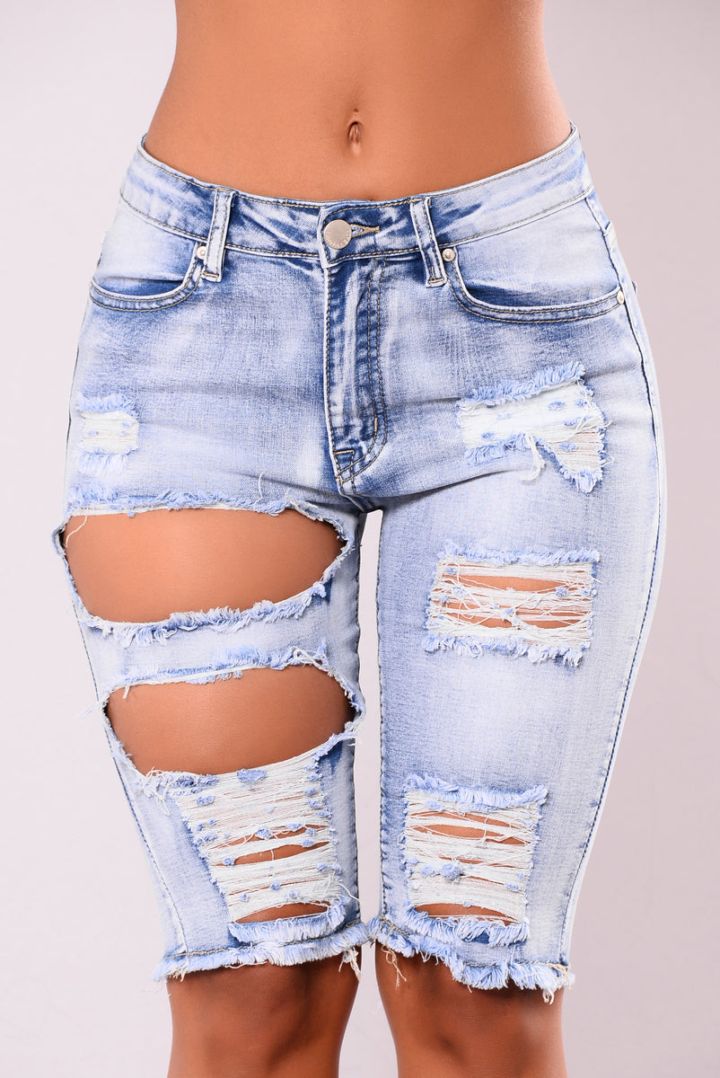 Best Of Everything Shorts - Blue | Fashion Nova, Jean Shorts | Fashion Nova