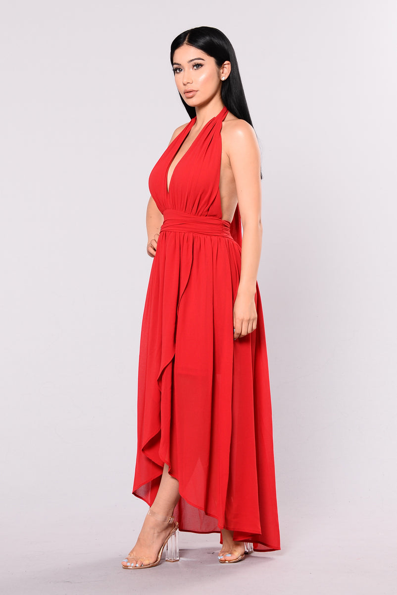 Noella High Low Dress - Tomato | Fashion Nova, Dresses | Fashion Nova