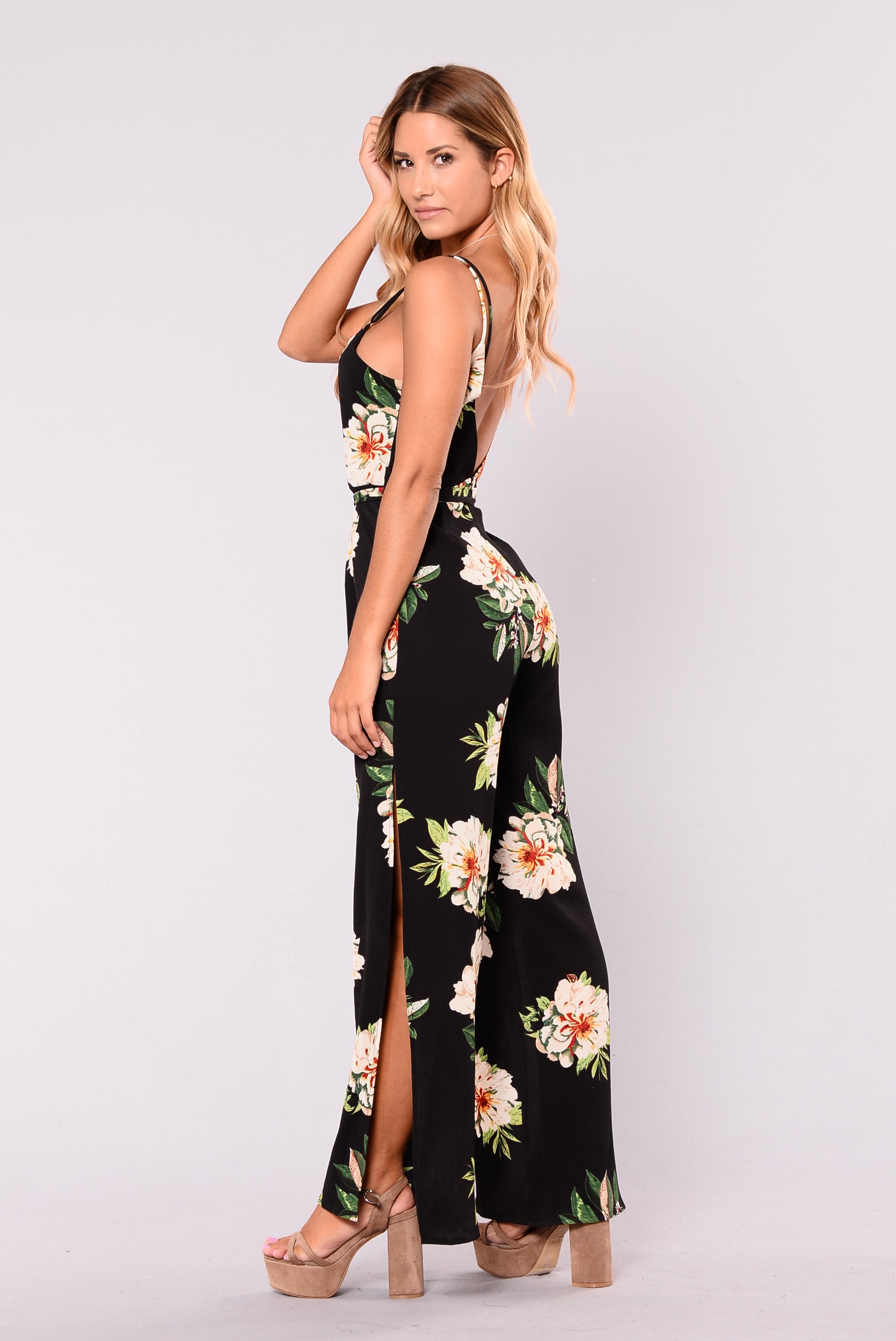 floral jumpsuit fashion nova