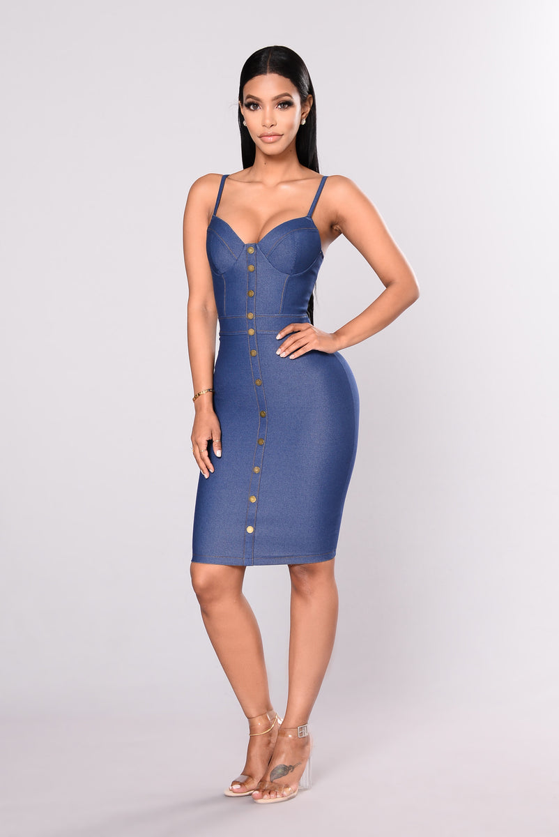 Ride Clean Dress - Indigo | Fashion Nova, Dresses | Fashion Nova