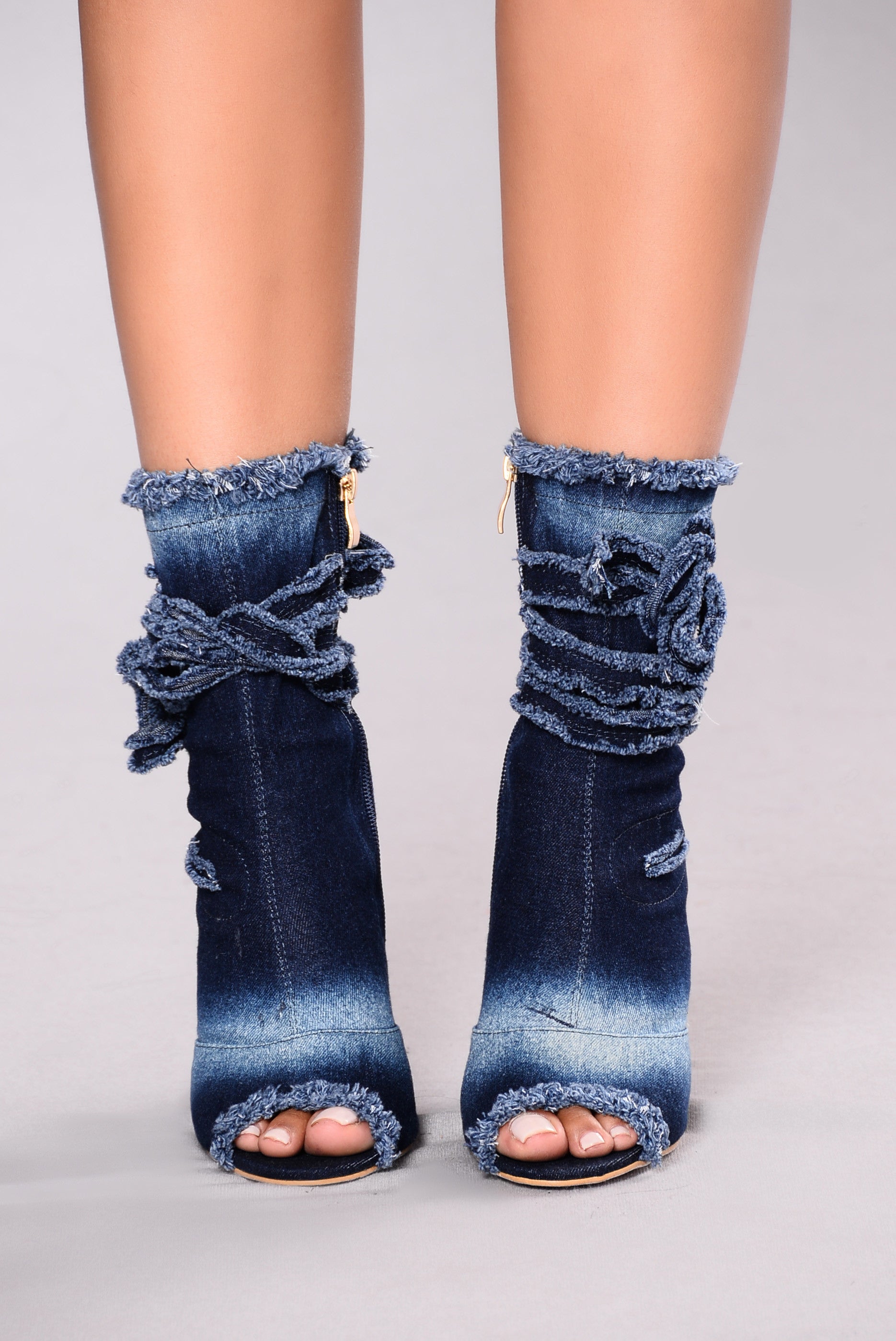 fashion nova denim boots