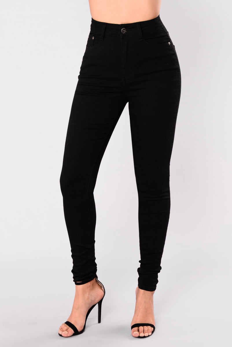 Scottsdale High Waist Skinny Jeans Black Fashion Nova Jeans 7556