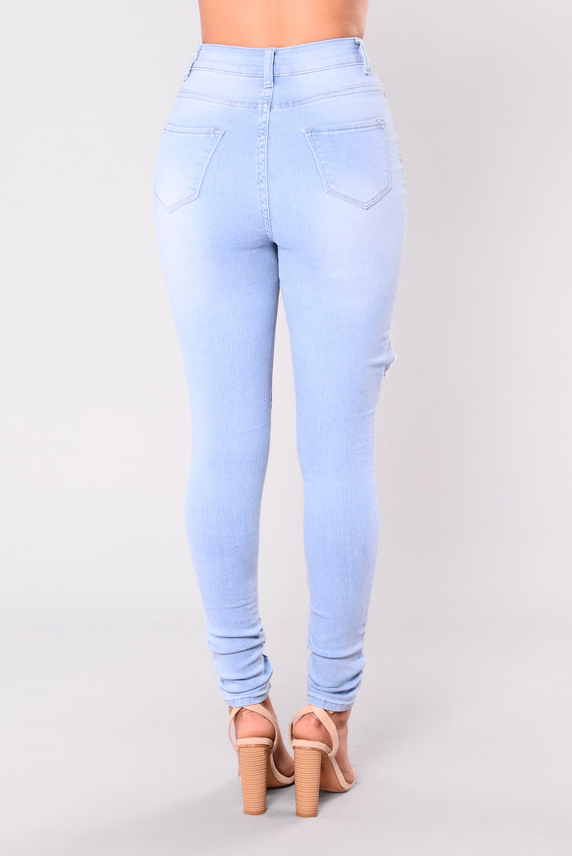 Havasu Distressed Jeans - Light Blue | Fashion Nova, Jeans | Fashion Nova