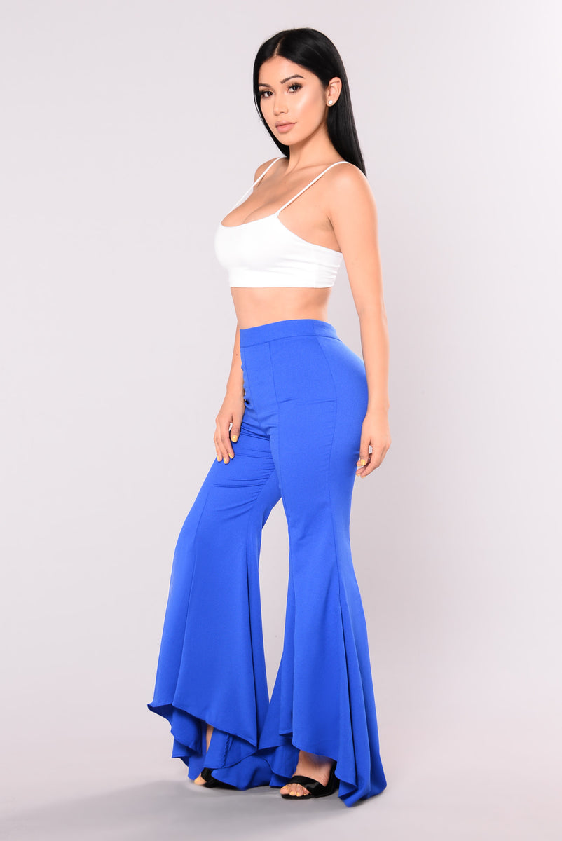 Sancia Wide Leg Pants - Royal | Fashion Nova, Pants | Fashion Nova