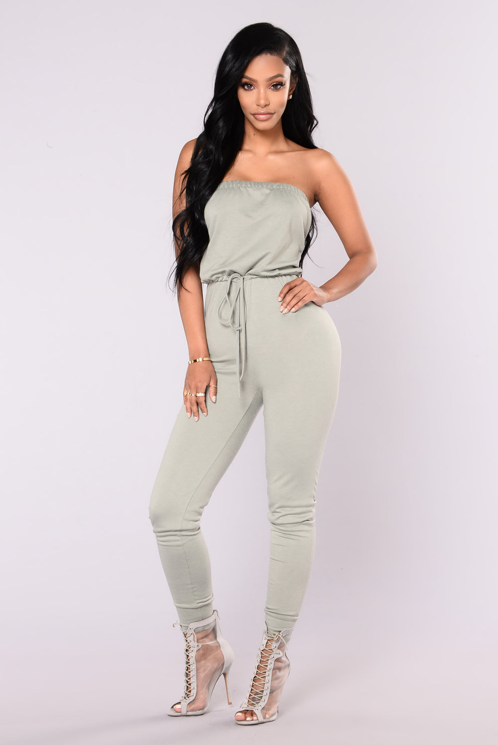 Kendra Jumpsuit - Dusty Sage