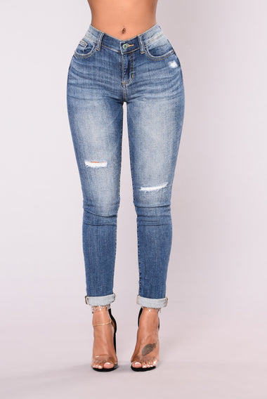 Monte Mar Boyfriend Jeans - Medium Blue – Fashion Nova