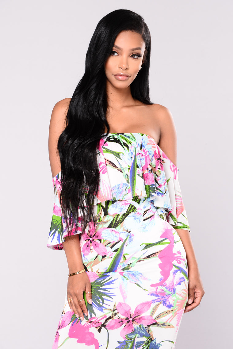 floral luau dresses