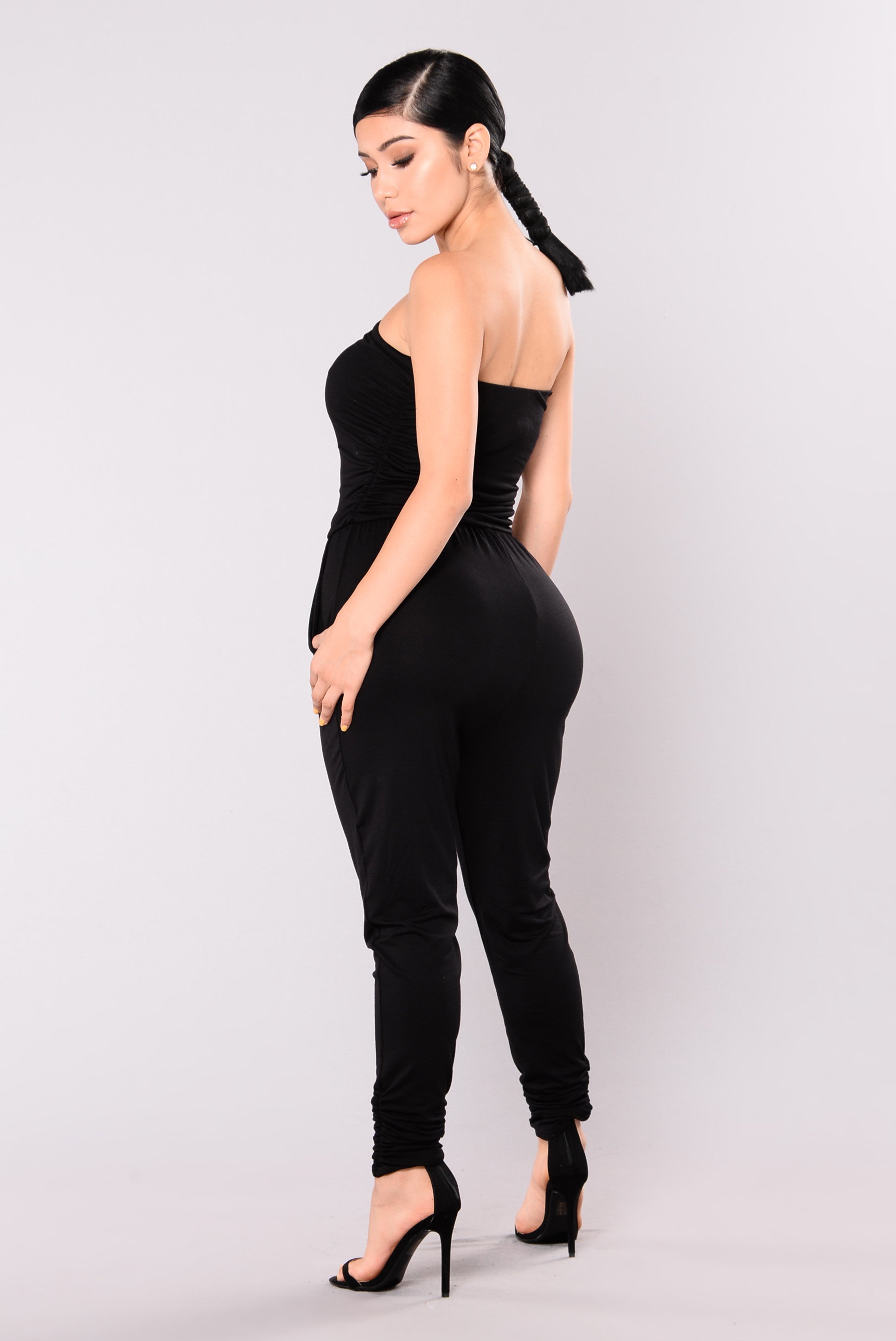 Anahi Tube Jumpsuit - Black