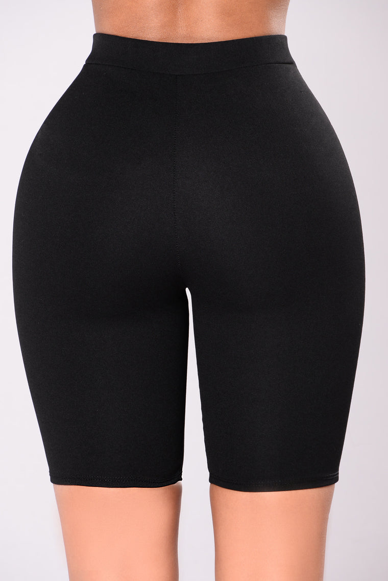 Hillcrest Biker Shorts - Black - Shorts - Fashion Nova