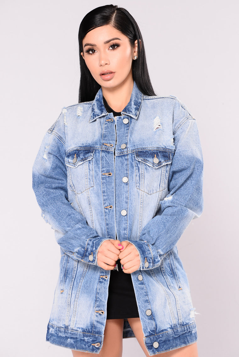 Cali Girls Denim Jacket - Medium, Jackets & Coats | Fashion Nova