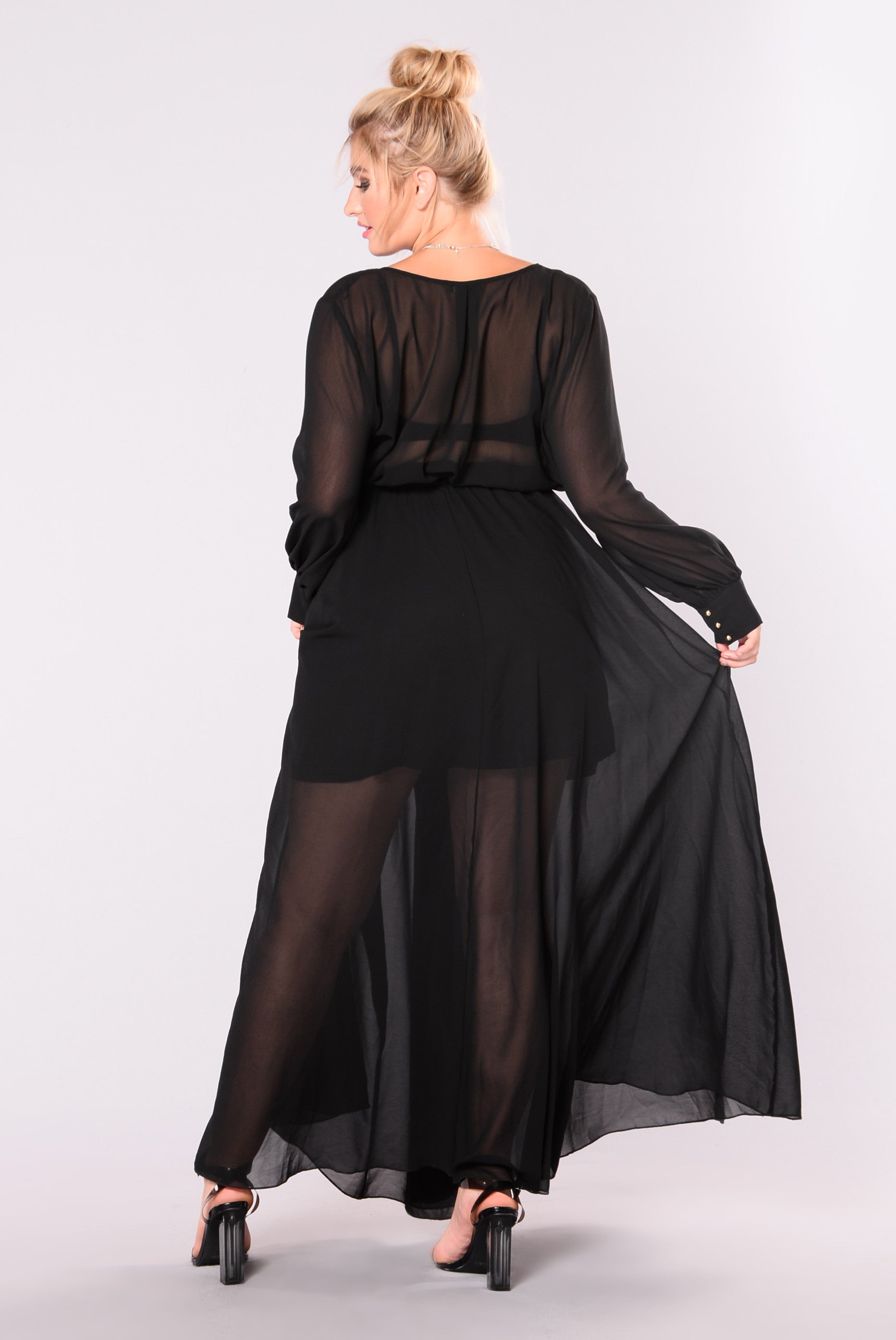 Vickie Maxi Dress - Black