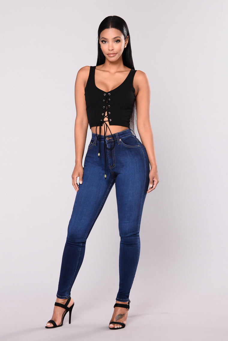 Precious Fit High Waisted Jean Dark