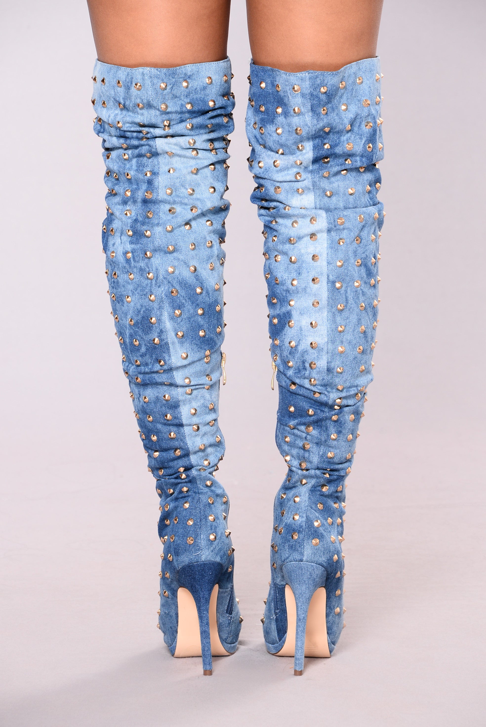 fashion nova denim boots