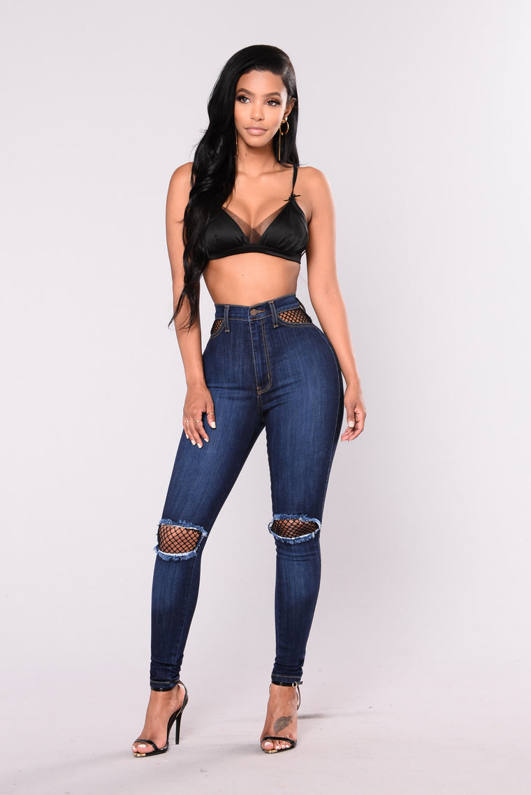 fishnet jeans fashion nova